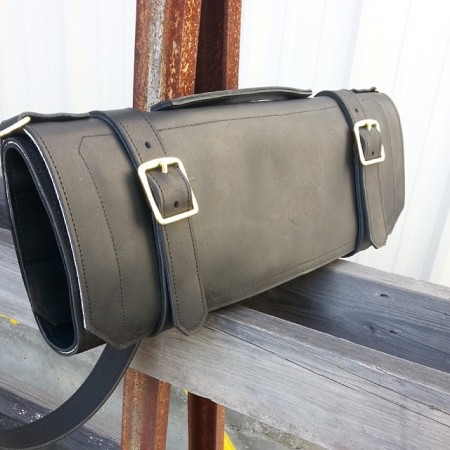 Large knife roll in Black